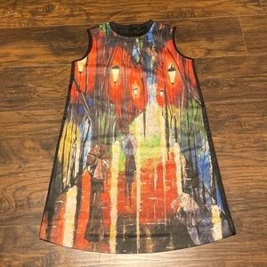 STREET Lamp Art Sleeveless Dress 👗